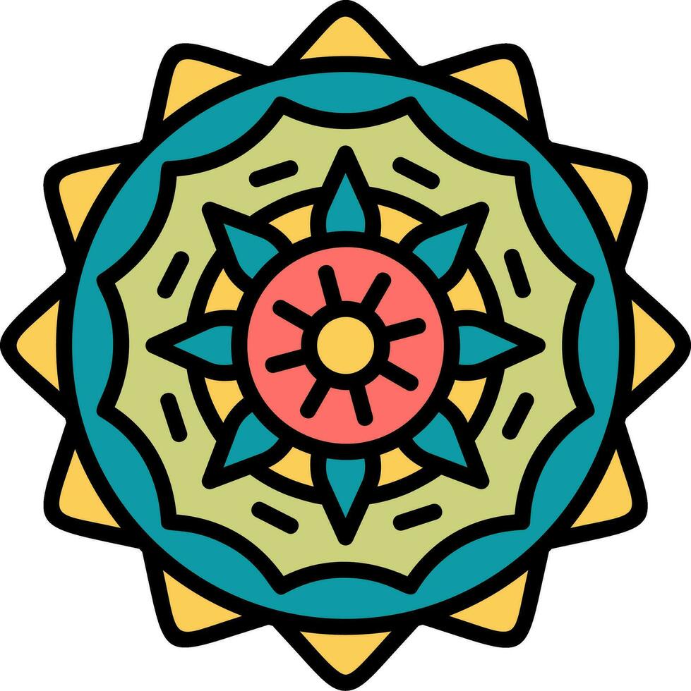 Mandala Vector Icon