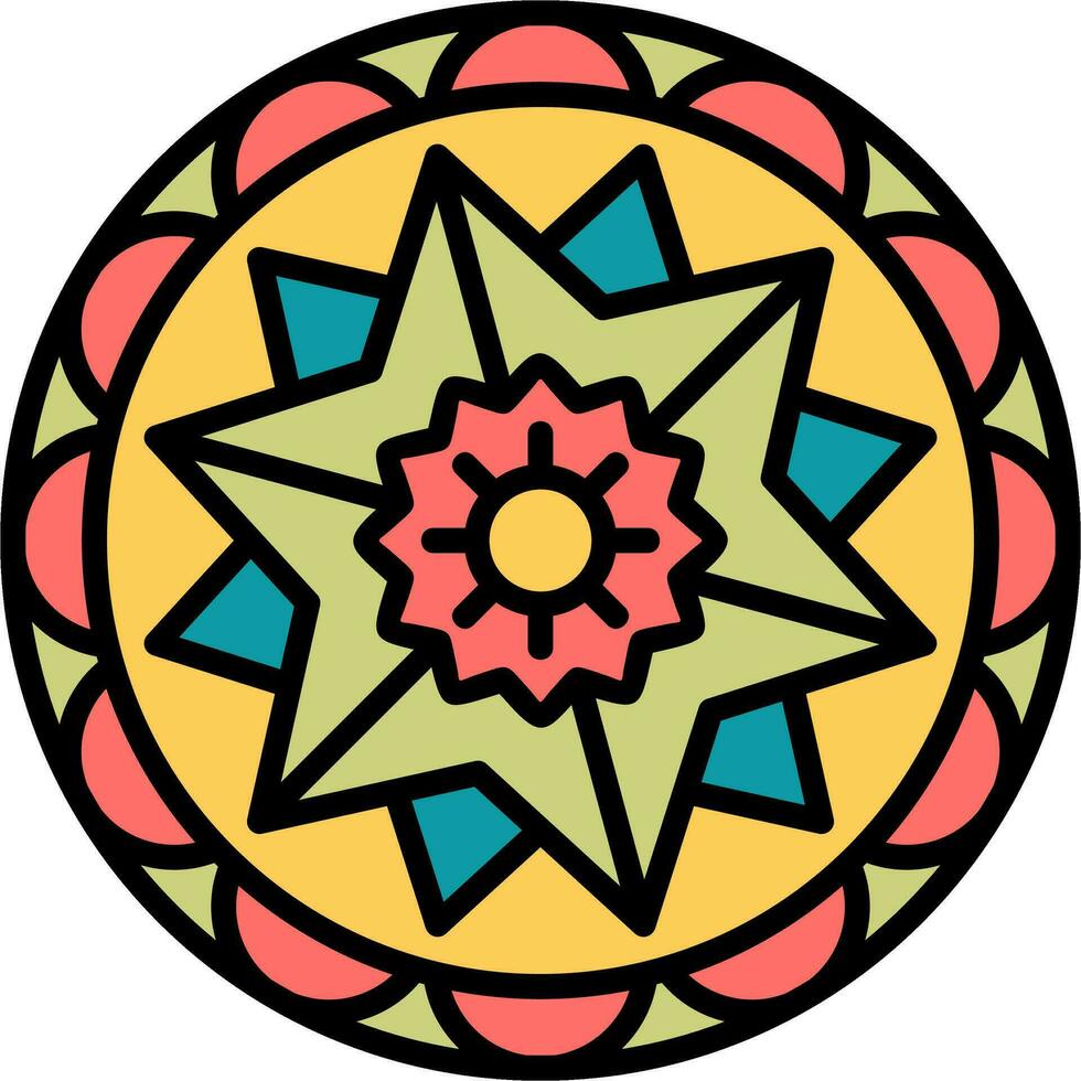 Mandala Vector Icon