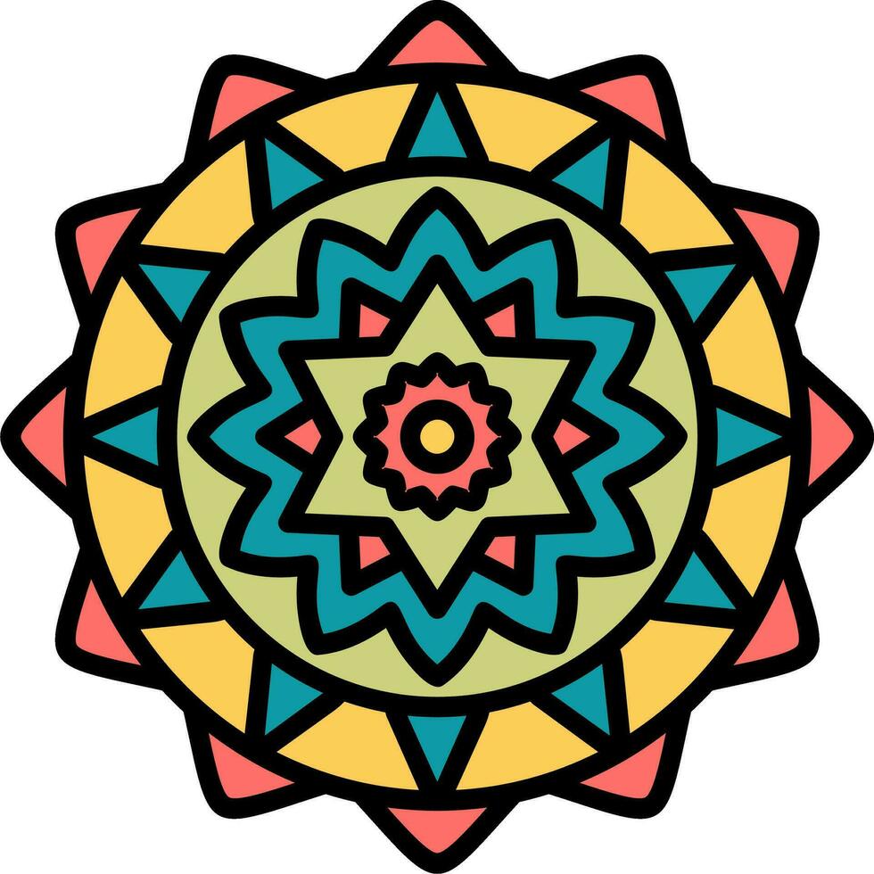Mandala Vector Icon