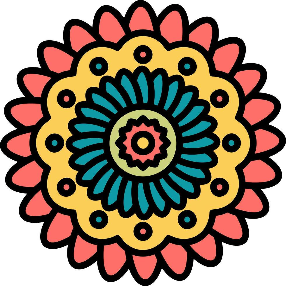 Mandala Vector Icon