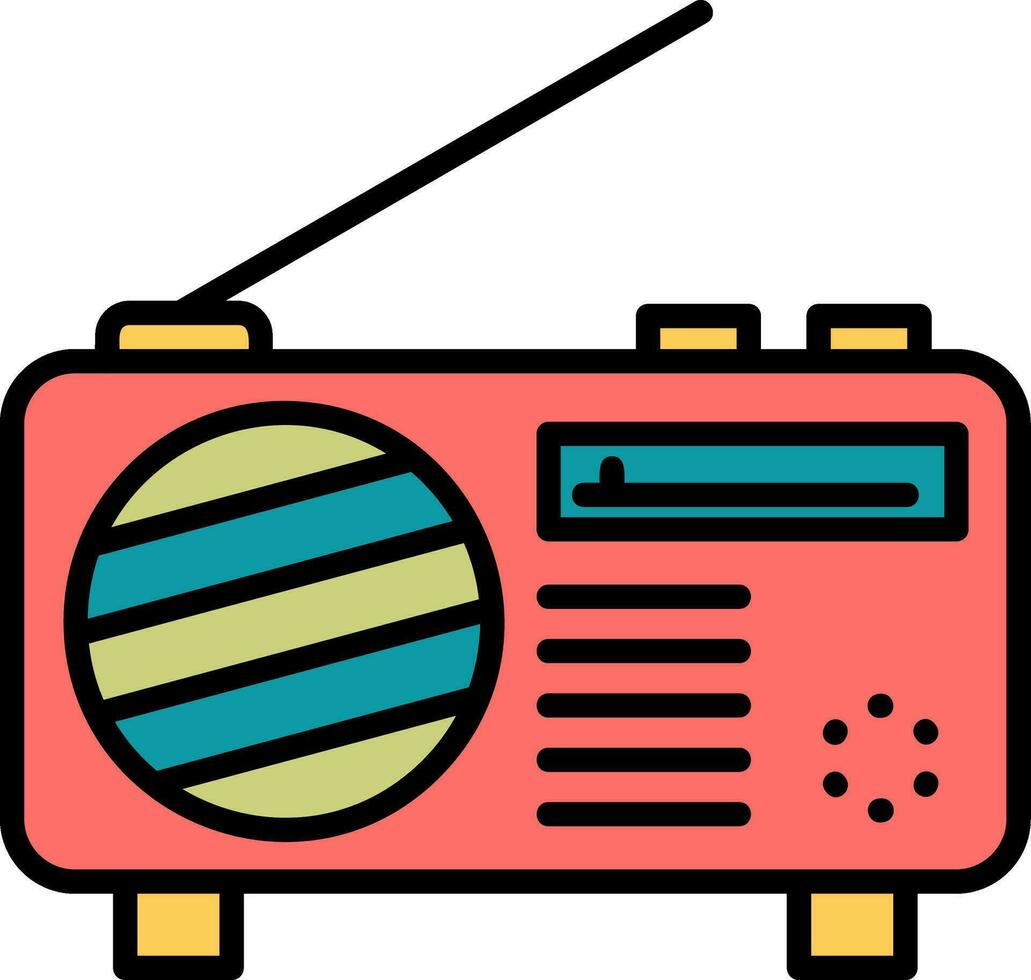 Radio Vector Icon