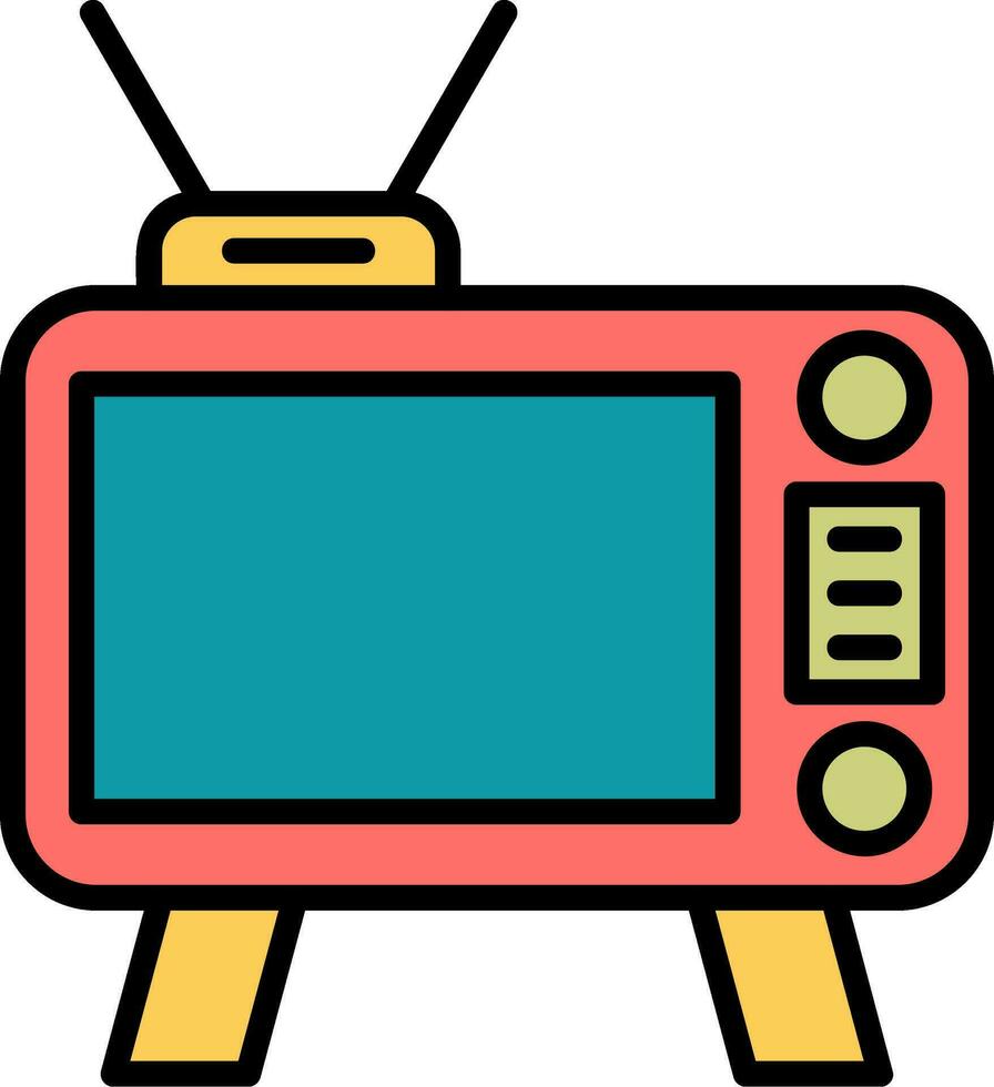 icono de vector de television