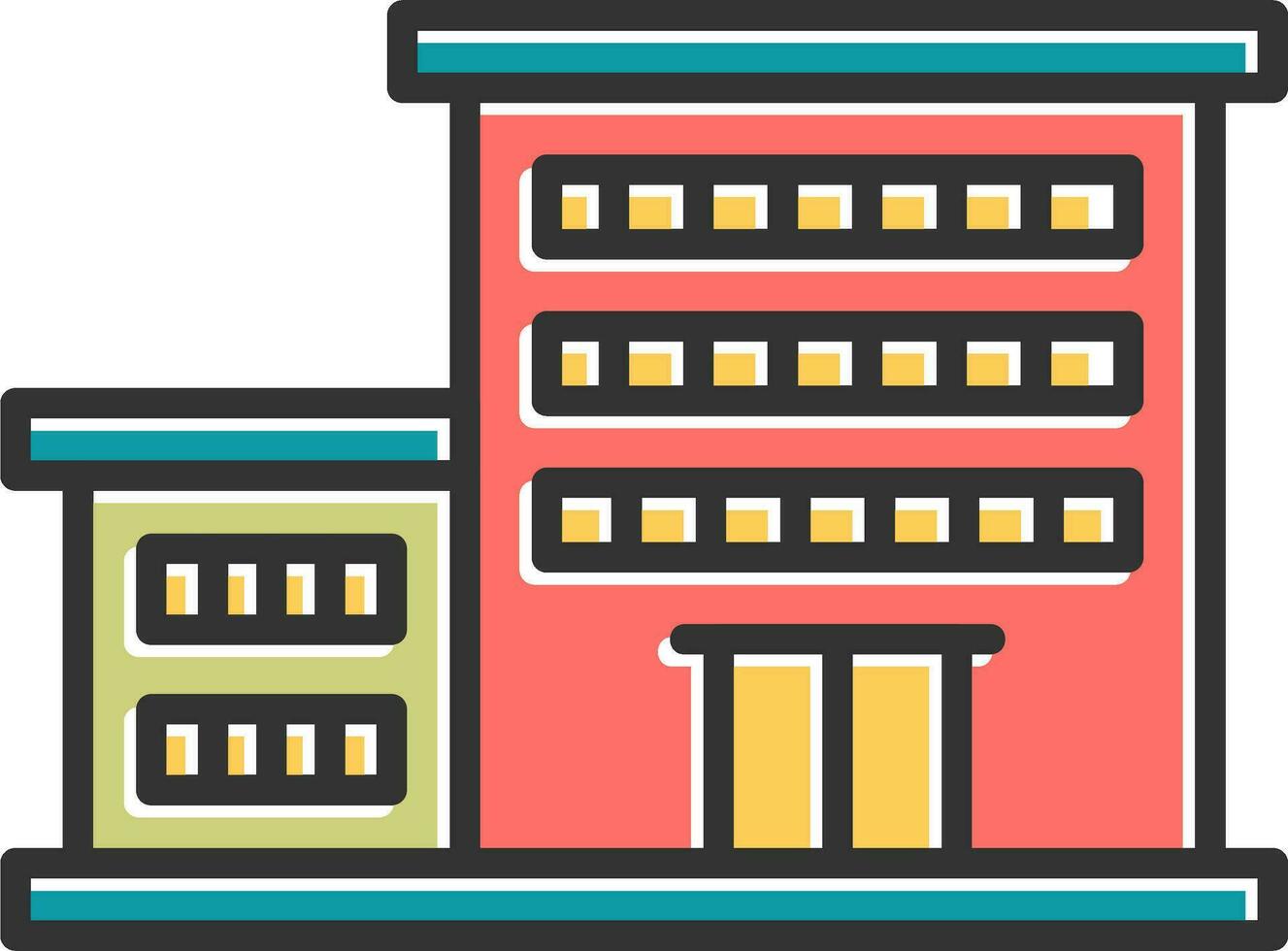 Office Block Vector Icon