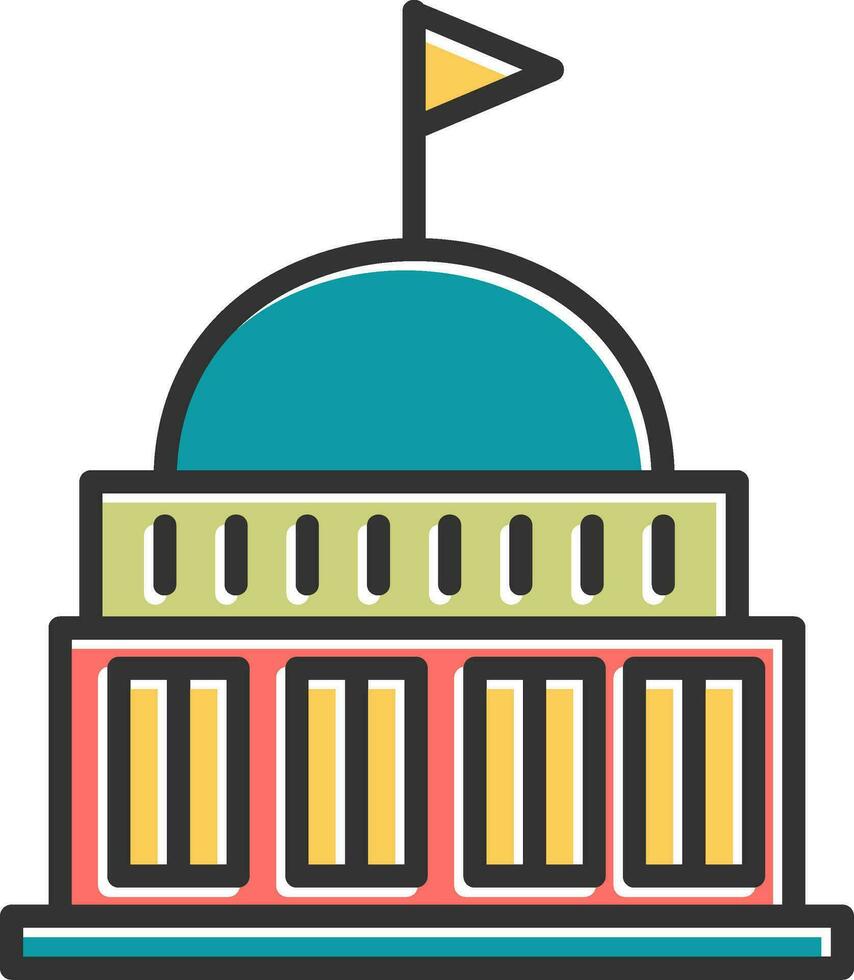 Parliament Vector Icon