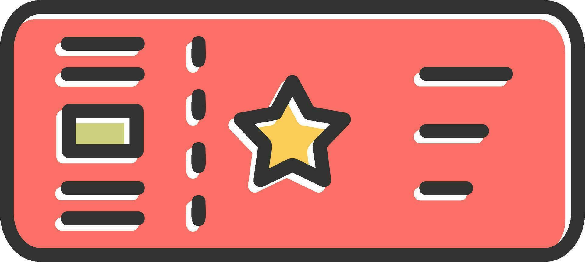 Ticket Vector Icon
