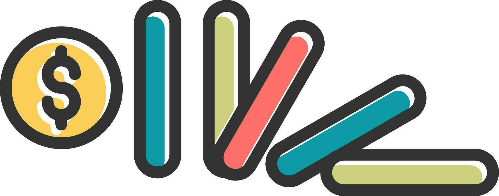 Domino Effect Vector Icon