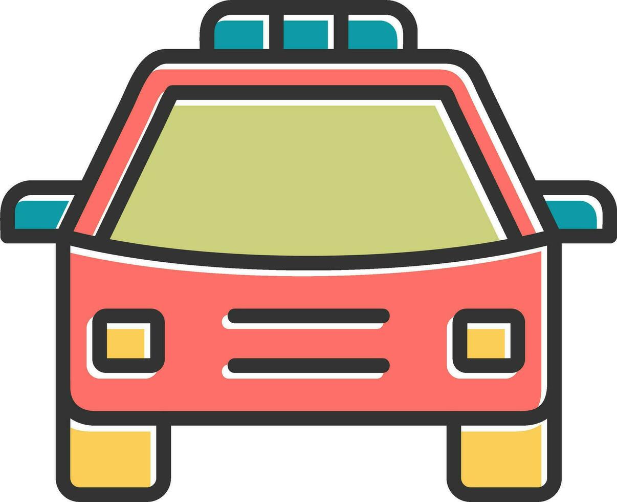Police Car Vector Icon