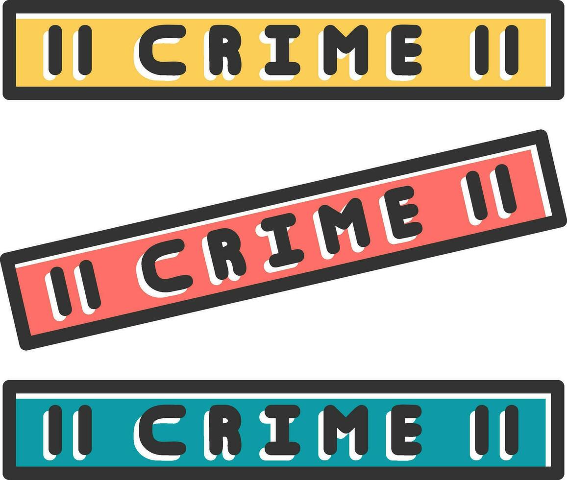 Crime Scene Vector Icon