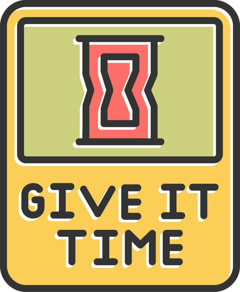 Give It Time Vector Icon