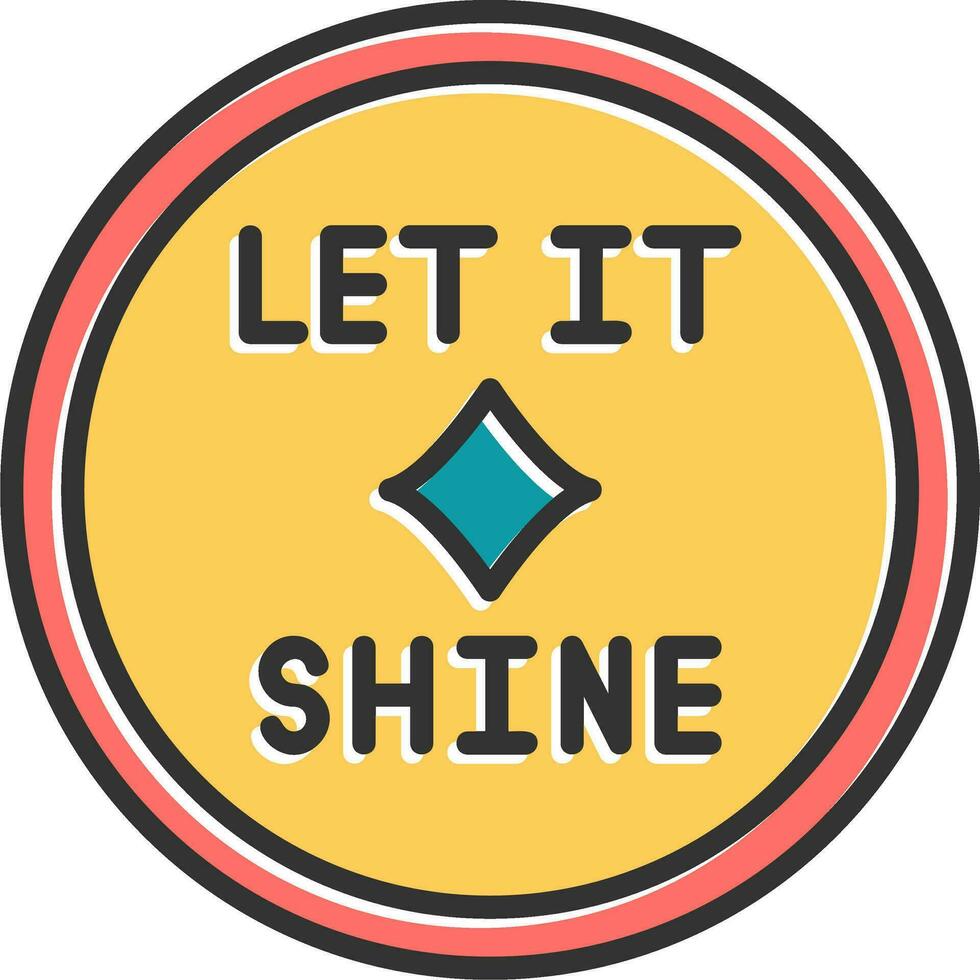 Let It Shine Vector Icon