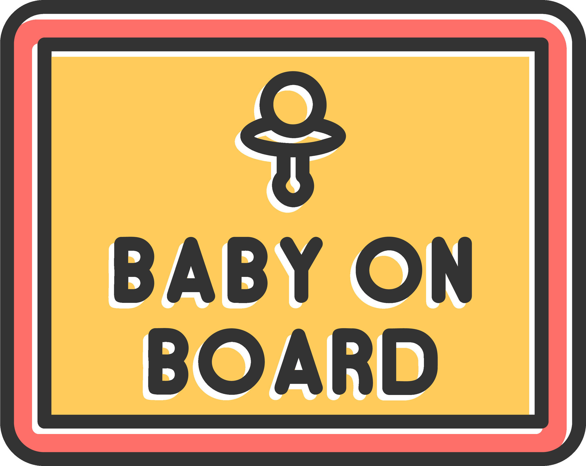 Baby On Board Vector Icon 31442582 Vector Art at Vecteezy
