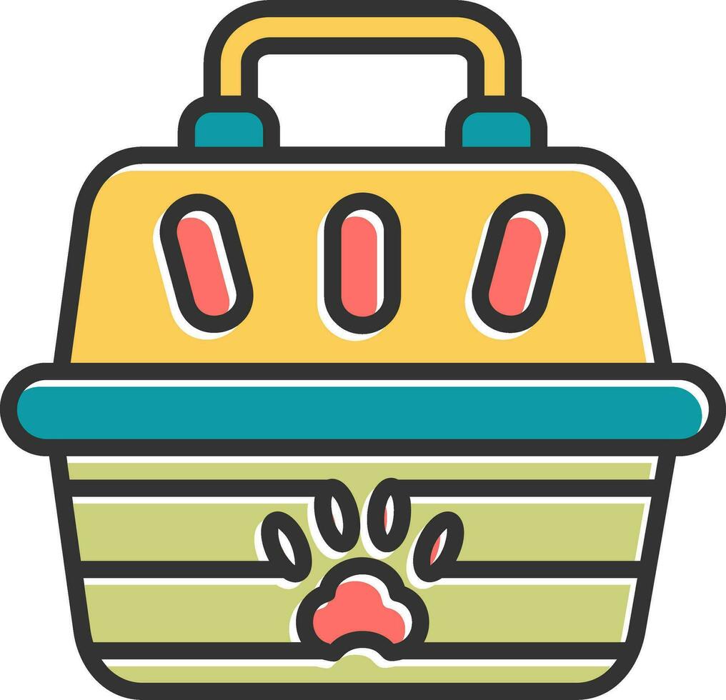 pet carrier Vector Icon