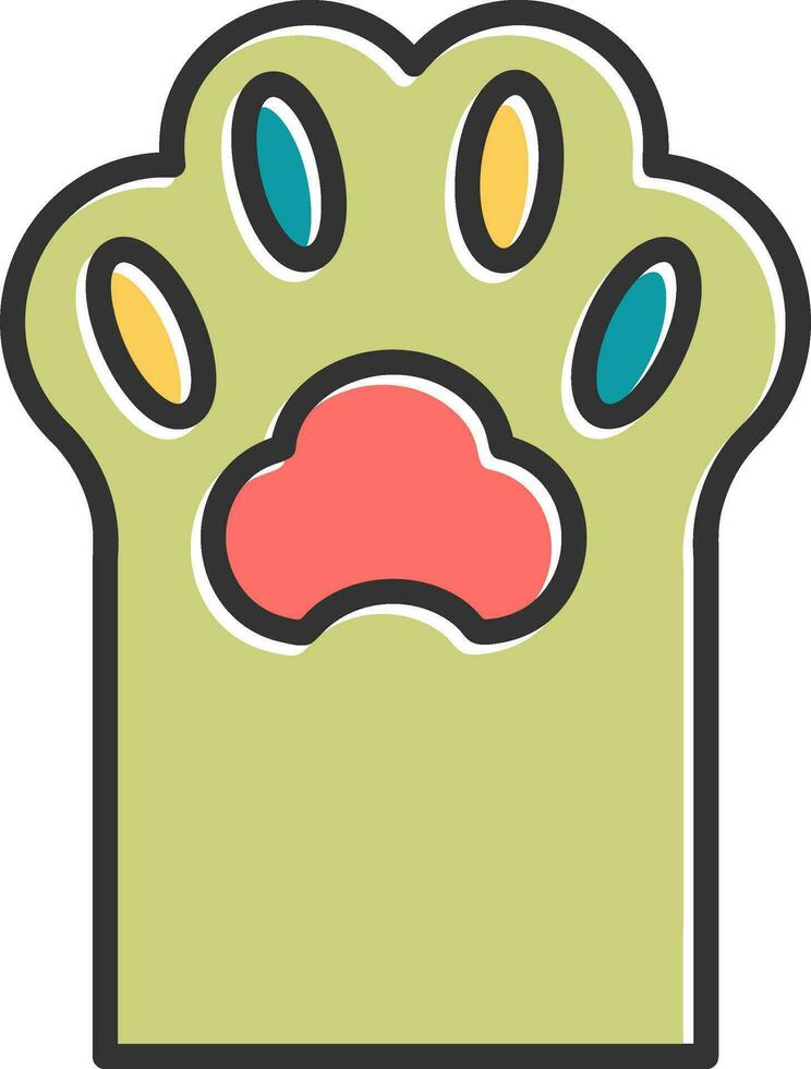 Paw Vector Icon