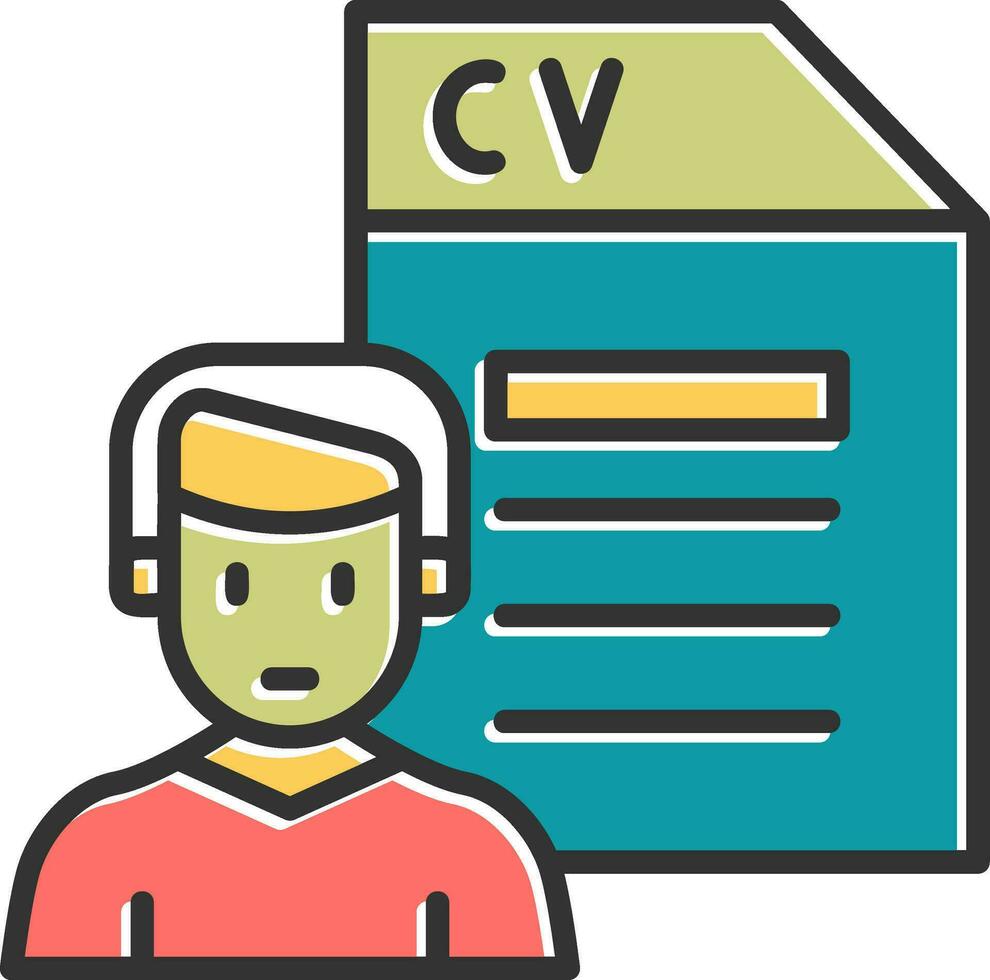 Resume Vector Icon