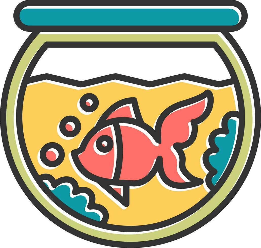 fish bowl Vector Icon