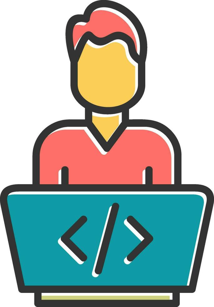 Programmer Vector Icon