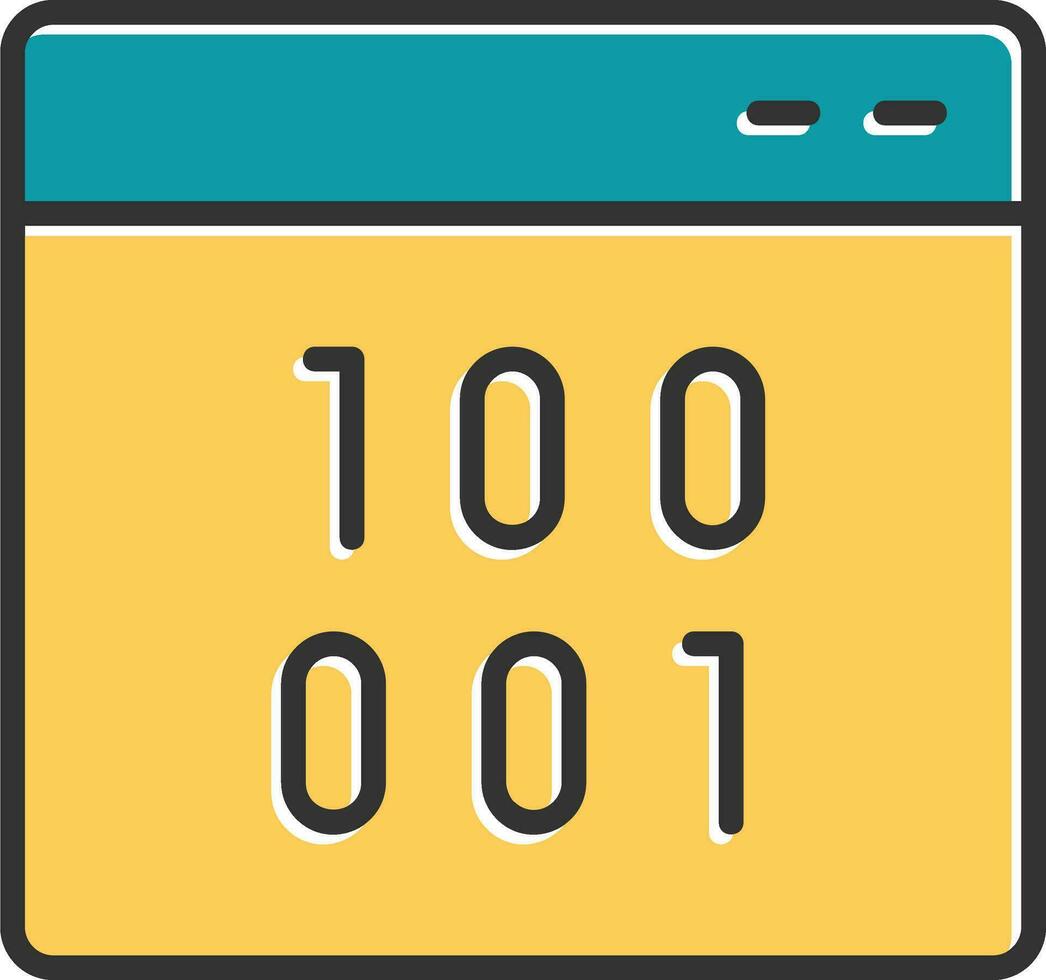 Binary Vector Icon