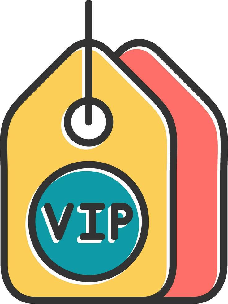 VIP oferta vector icono