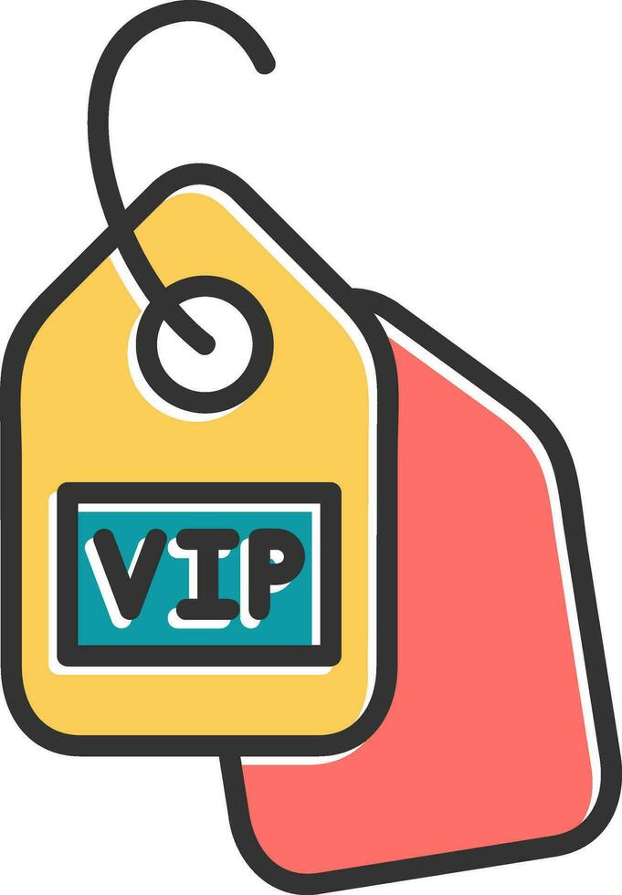 VIP oferta vector icono