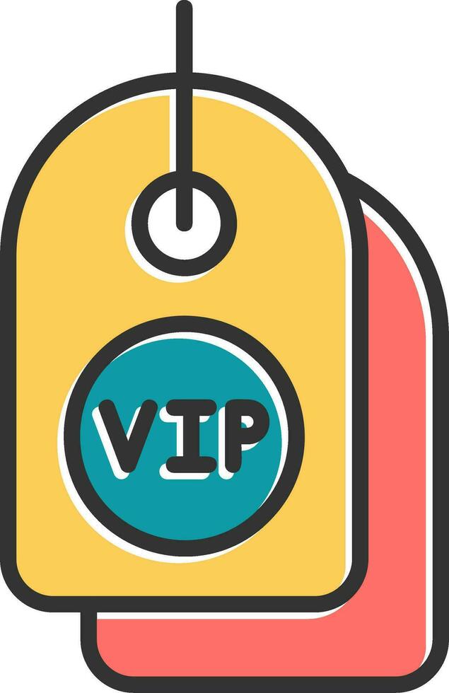 VIP oferta vector icono