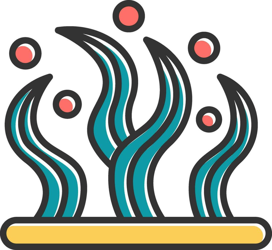 Seaweed Vector Icon