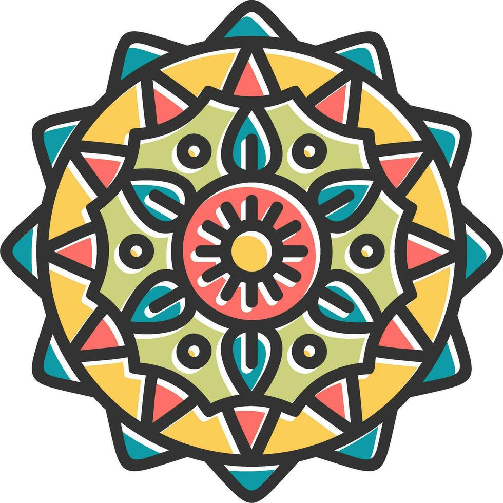 Mandala Vector Icon