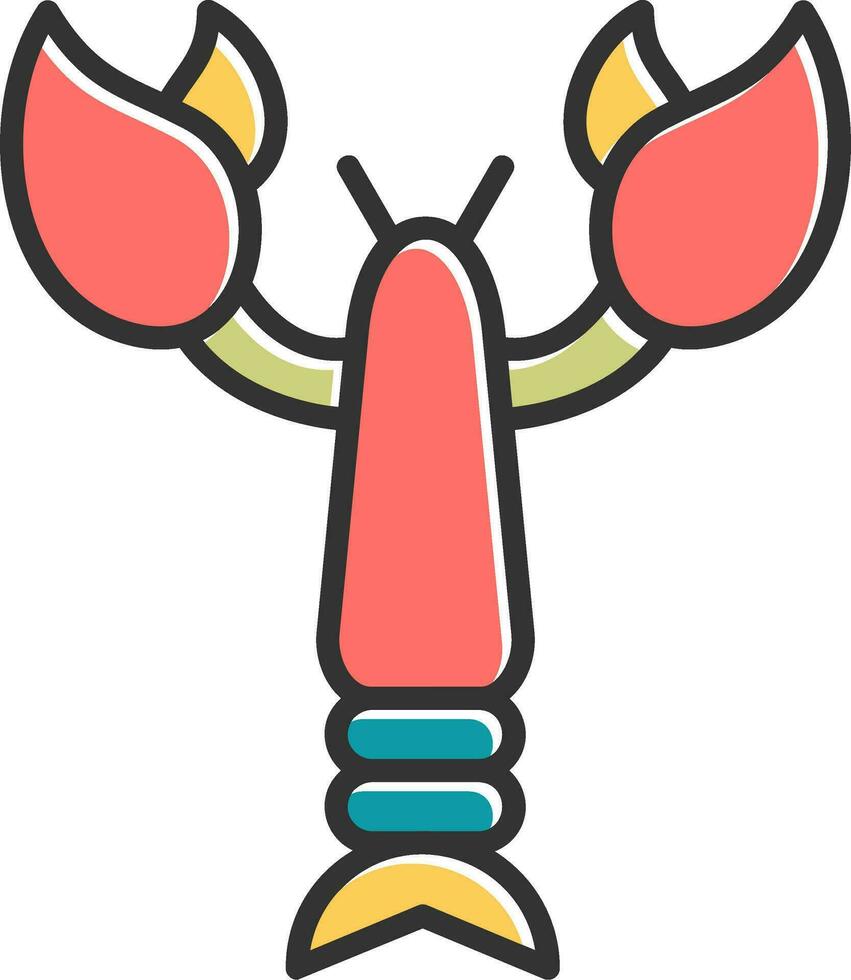 Lobster Vector Icon