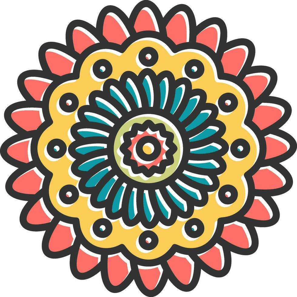 Mandala Vector Icon
