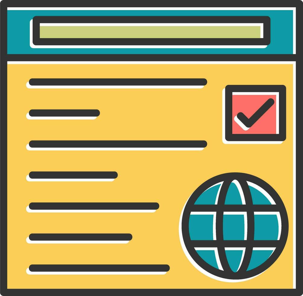 Web Browser Vector Icon