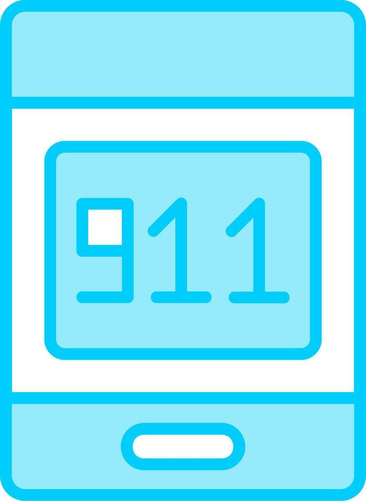 911 Call Vector Icon