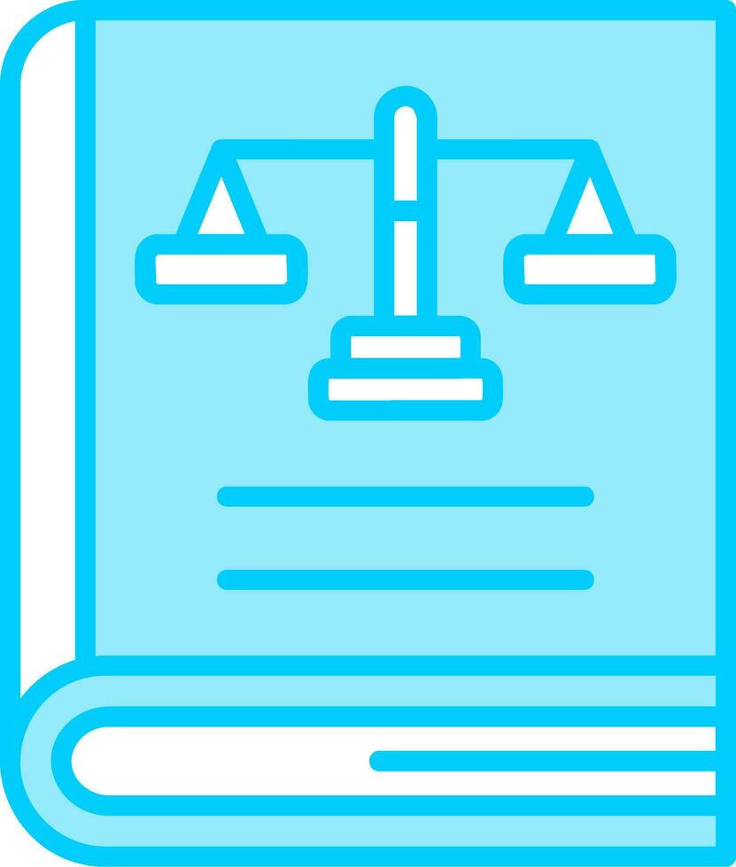 Law Book Vector Icon