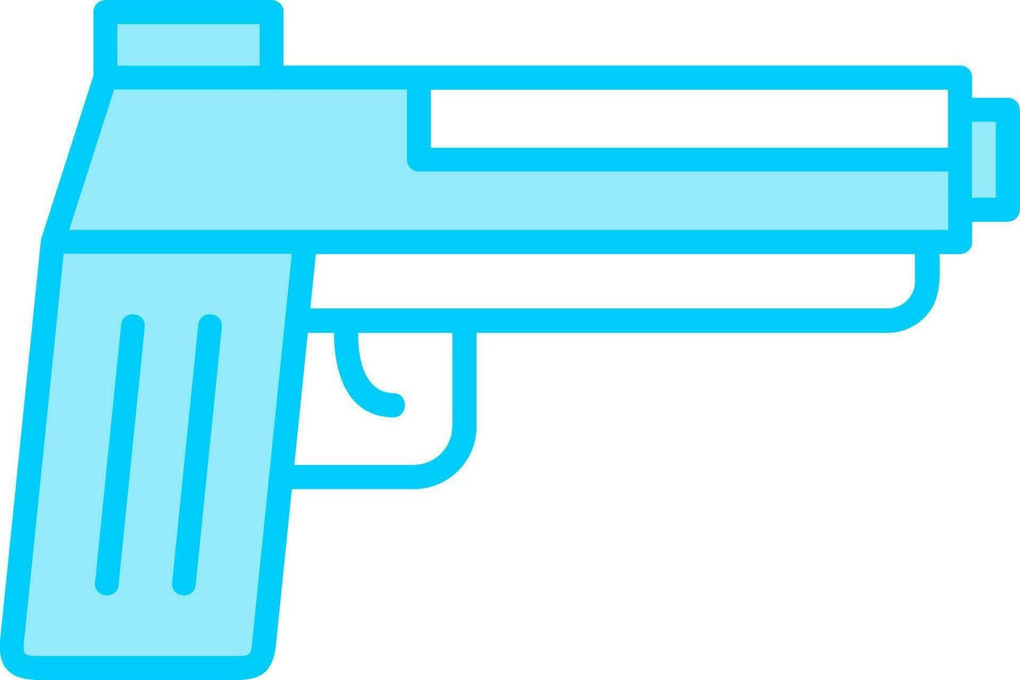 icono de vector de pistola