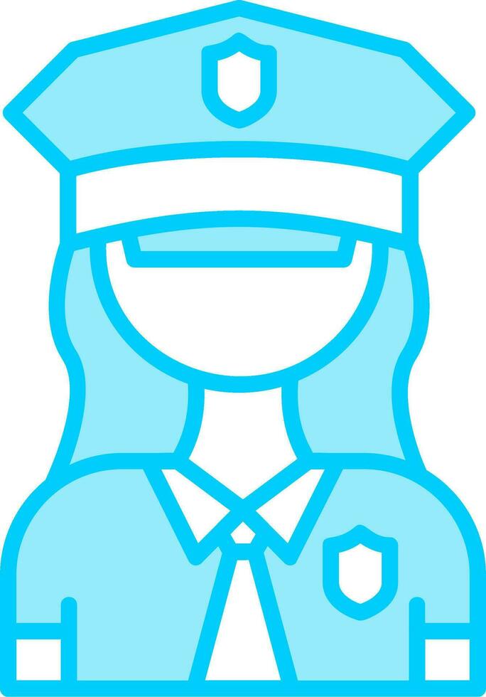 Policewoman Vector Icon