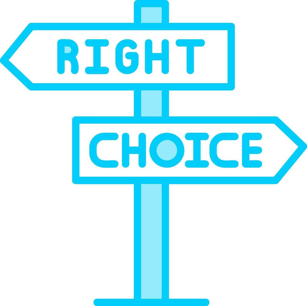 Right Choice Vector Icon