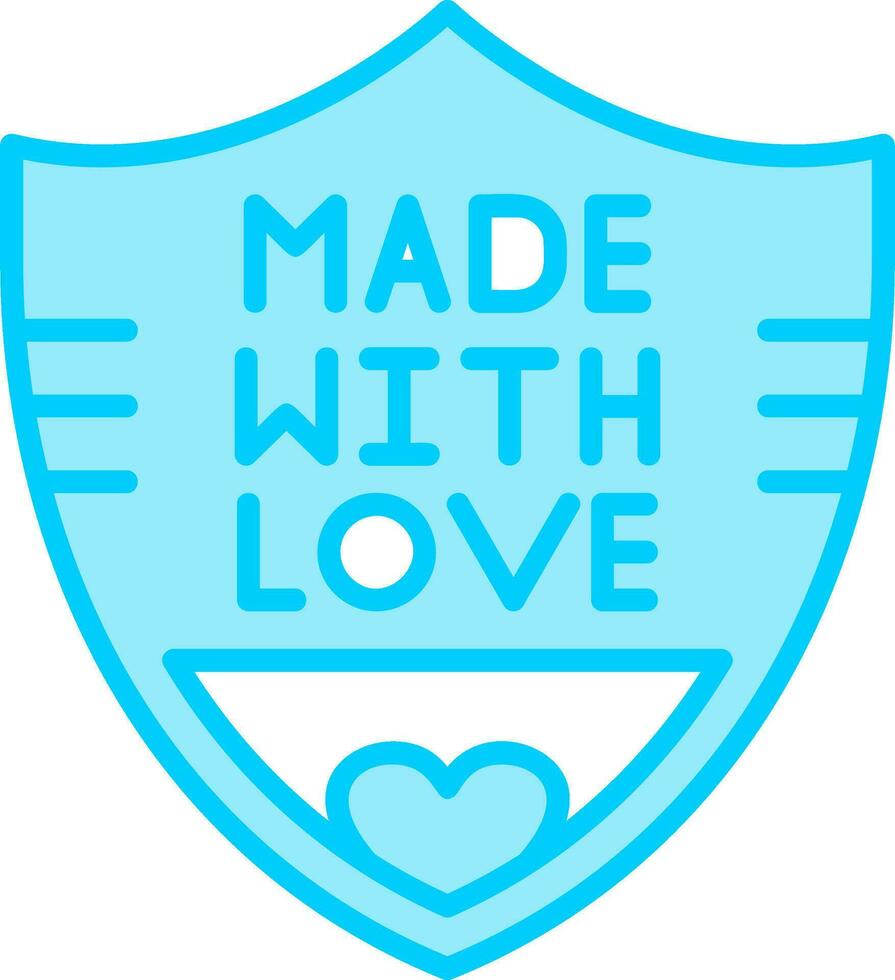 Made With Love Vector Icon