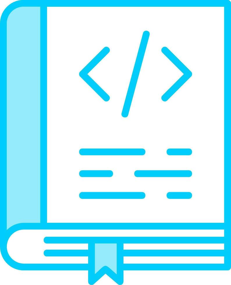 Coding Book Vector Icon