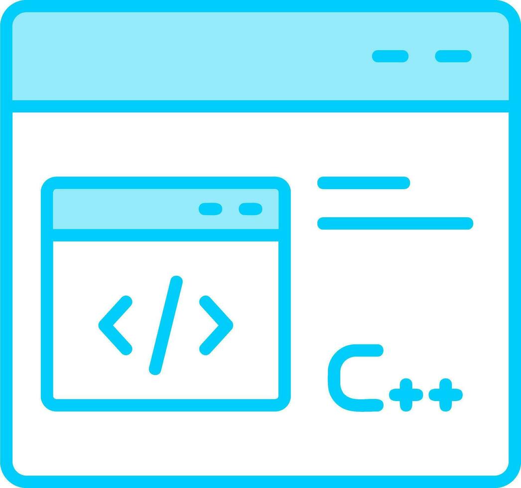C PLUS PLUS Vector Icon