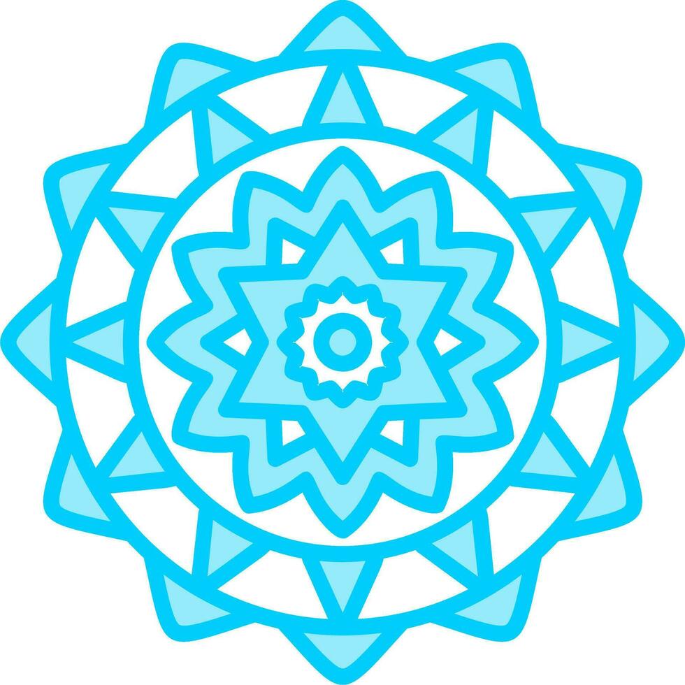 icono de vector de mandala