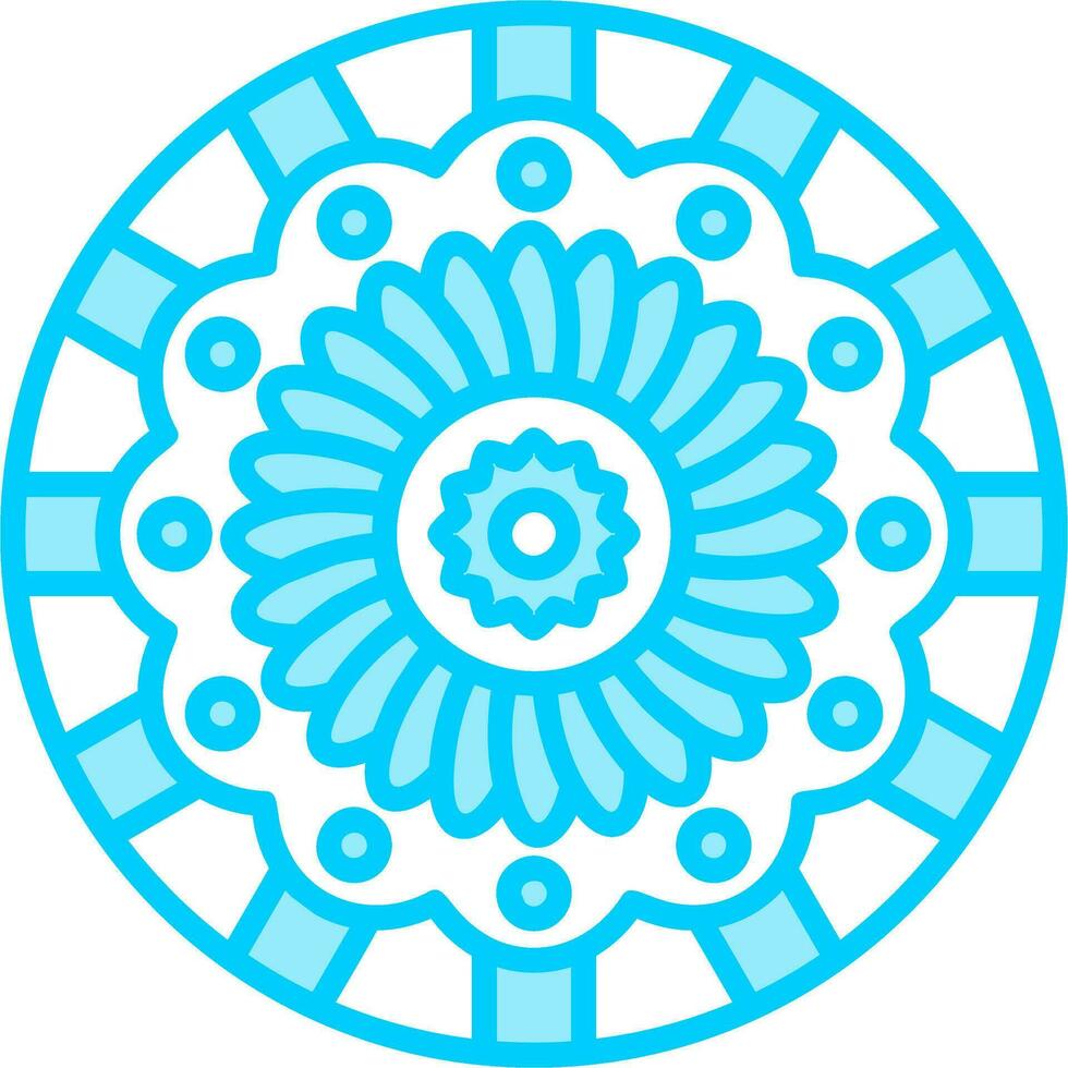 icono de vector de mandala