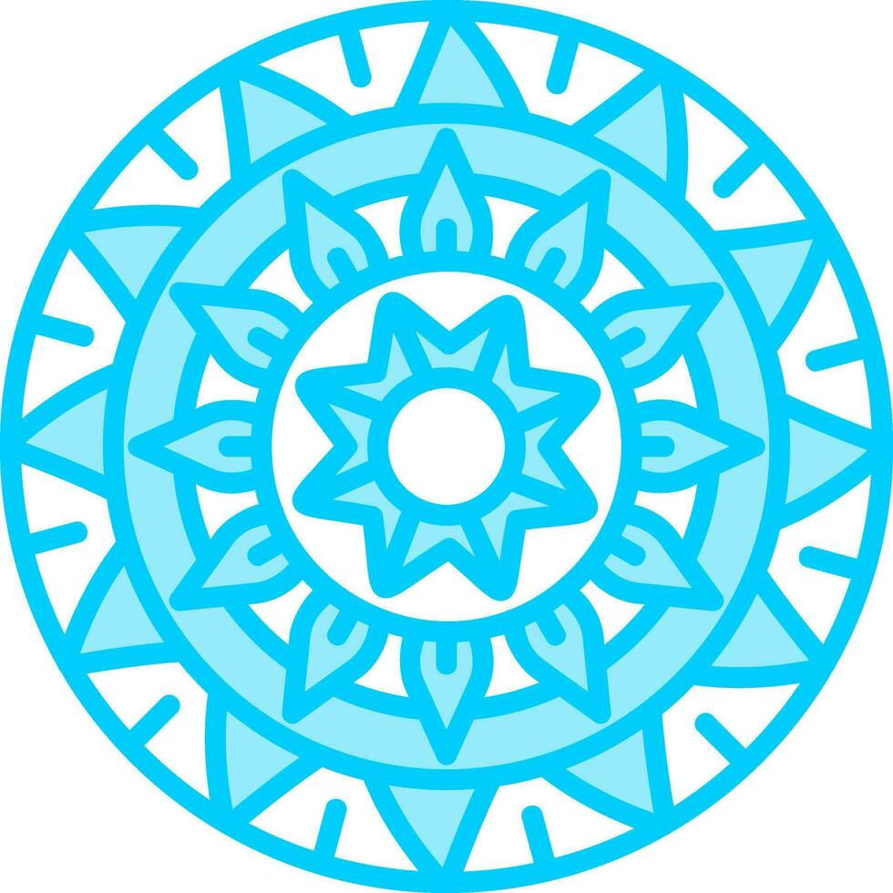 icono de vector de mandala