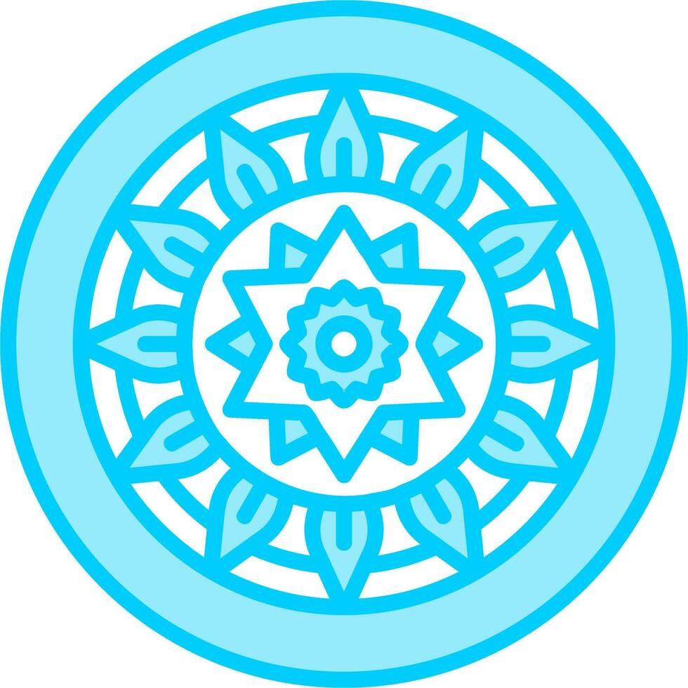 icono de vector de mandala