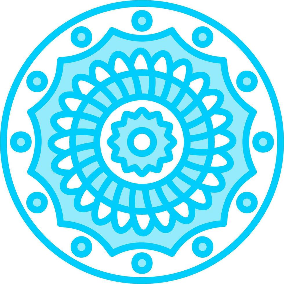 icono de vector de mandala