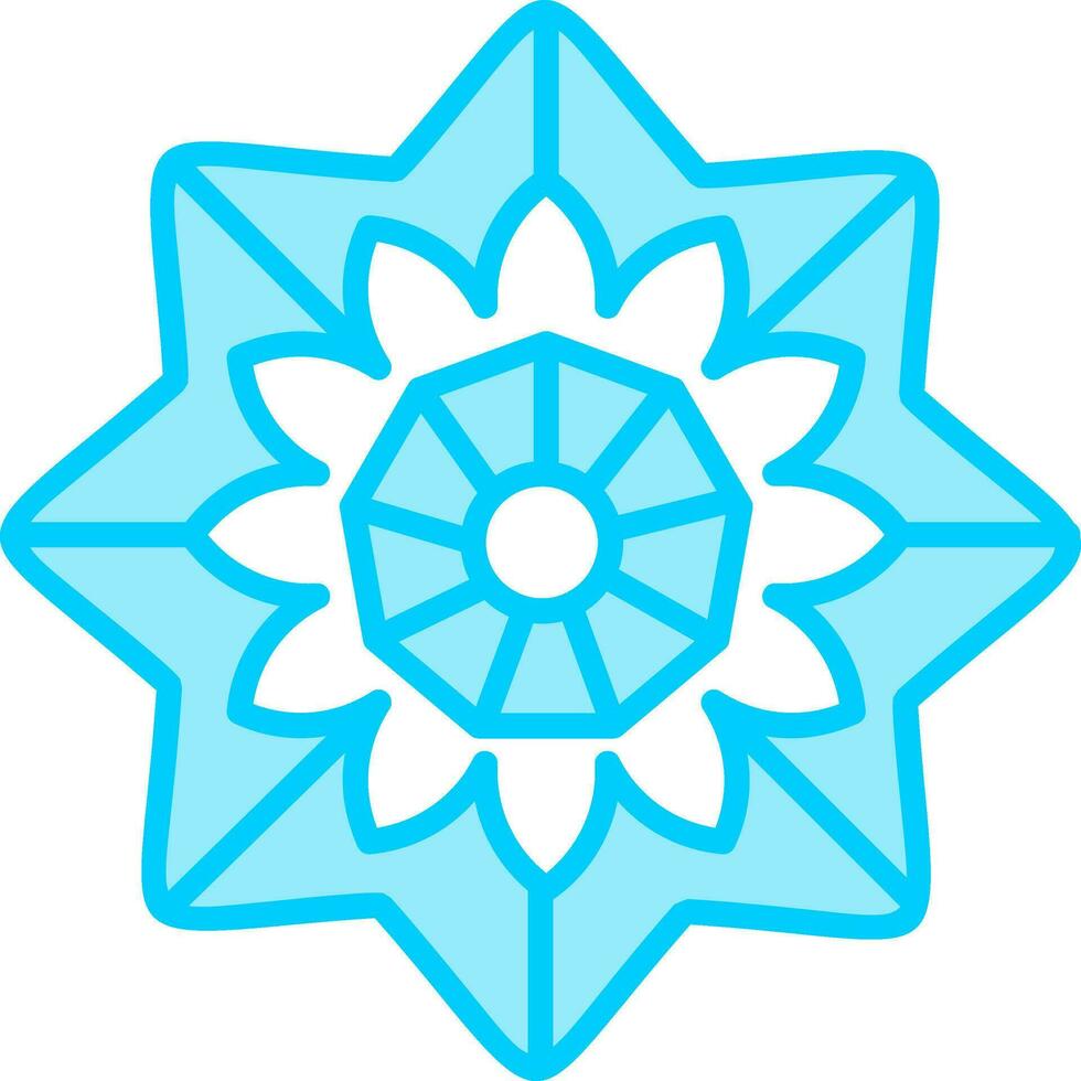 icono de vector de mandala