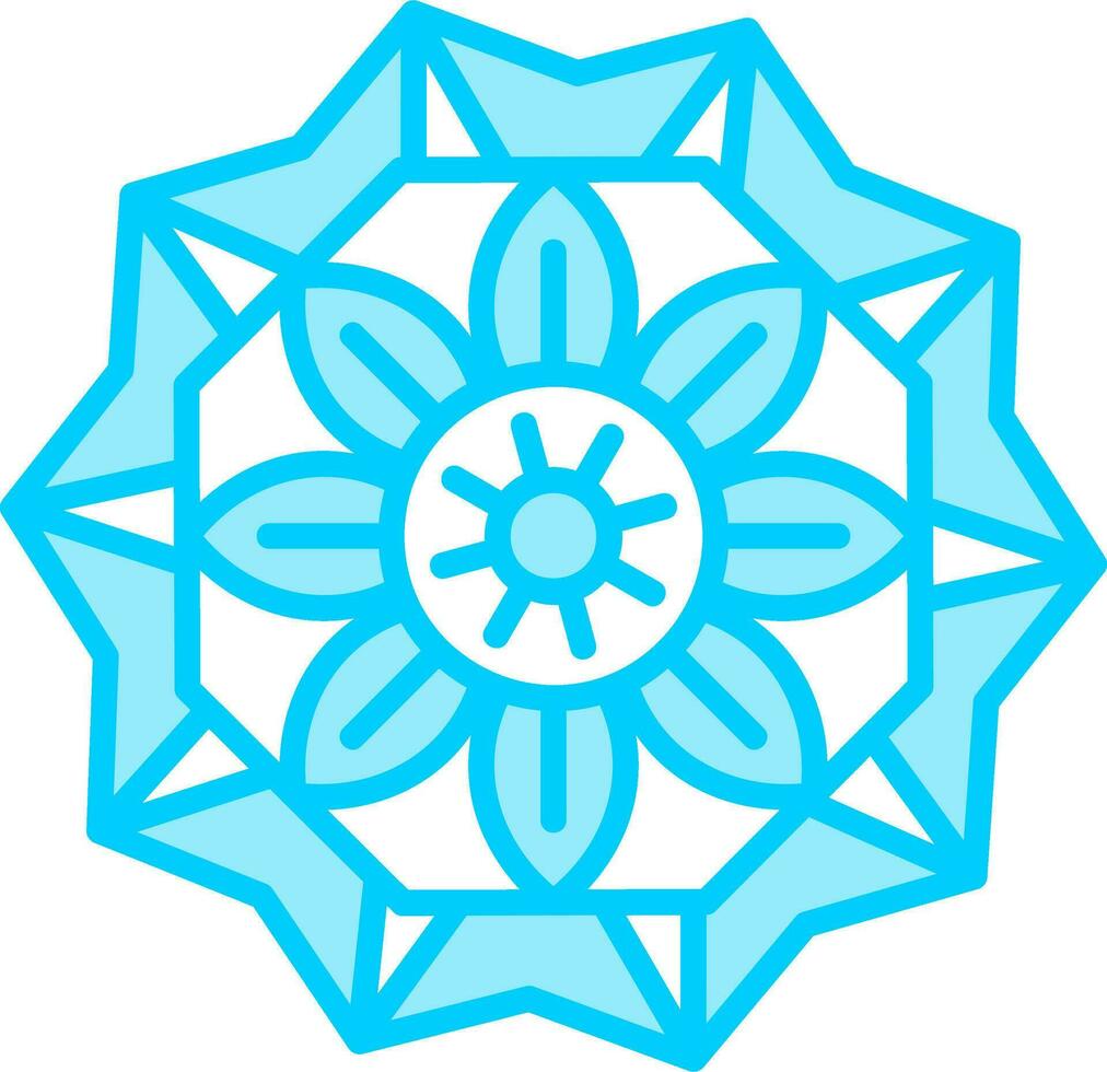 icono de vector de mandala