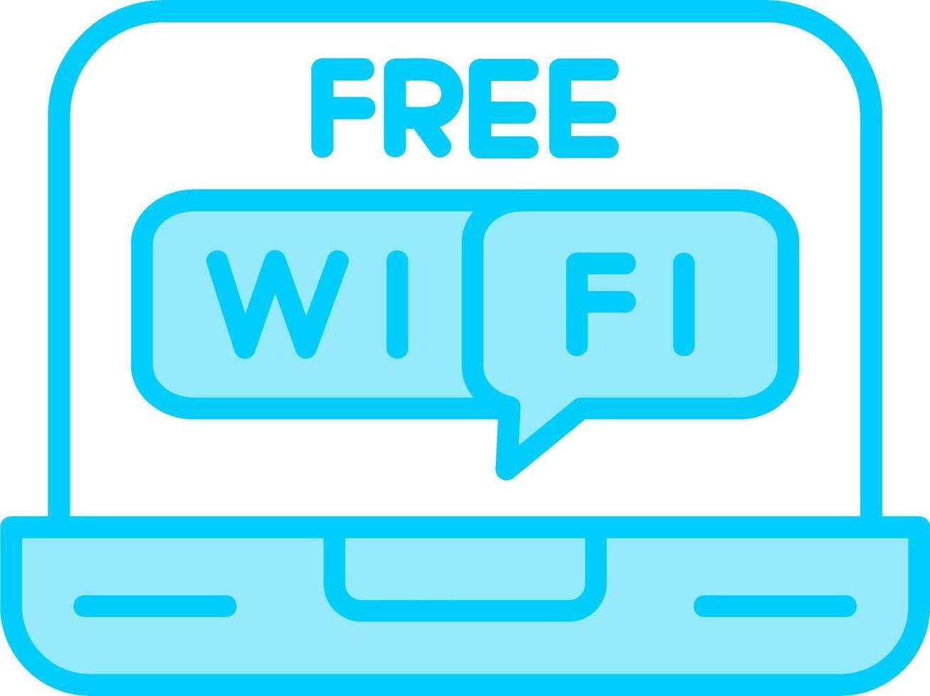 icono de vector wifi gratis