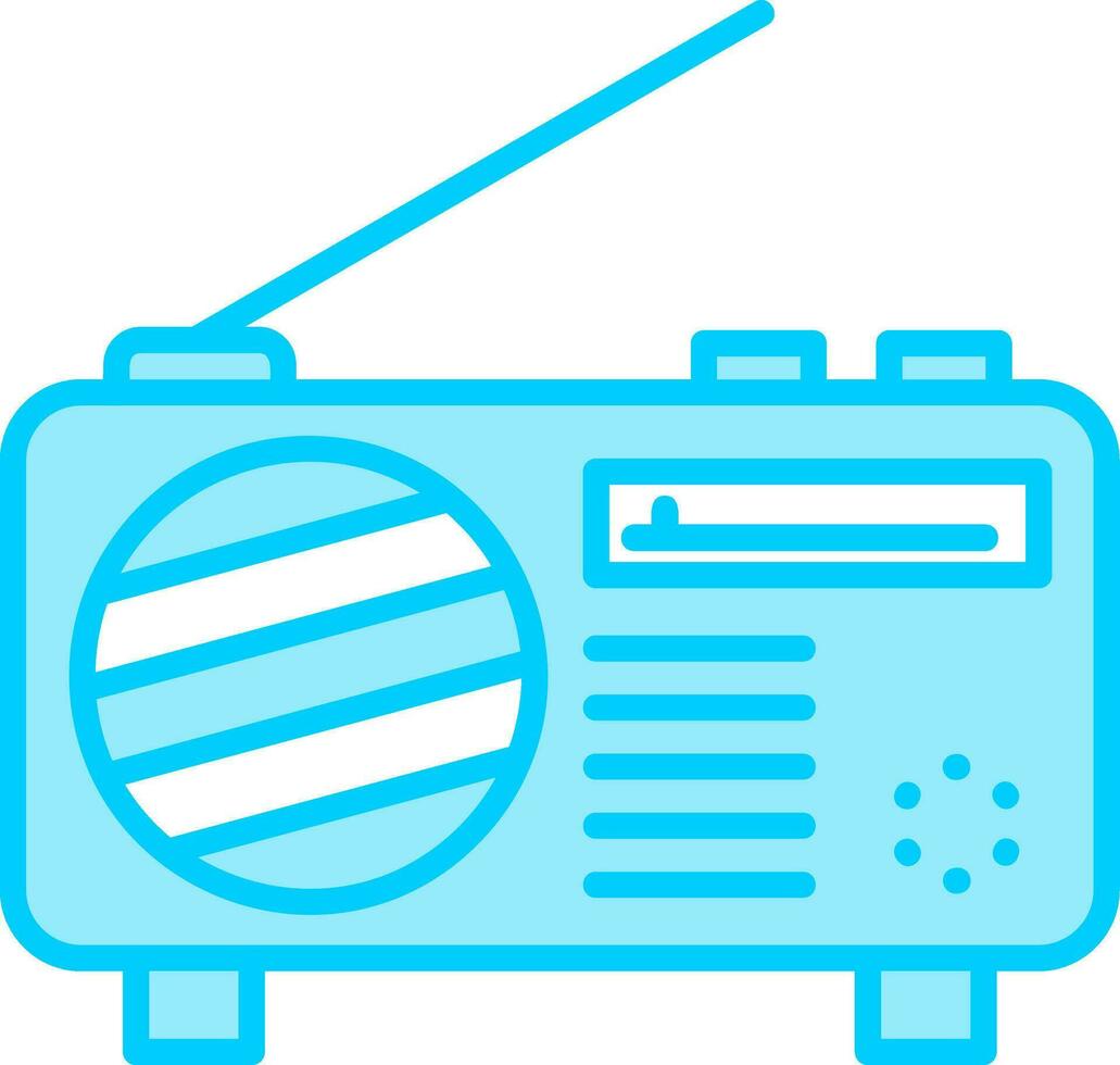 icono de vector de radio