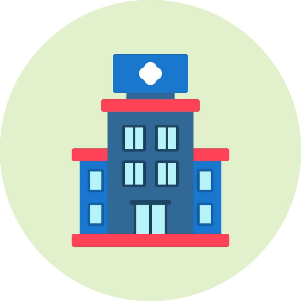 Hospital Building Vector Icon