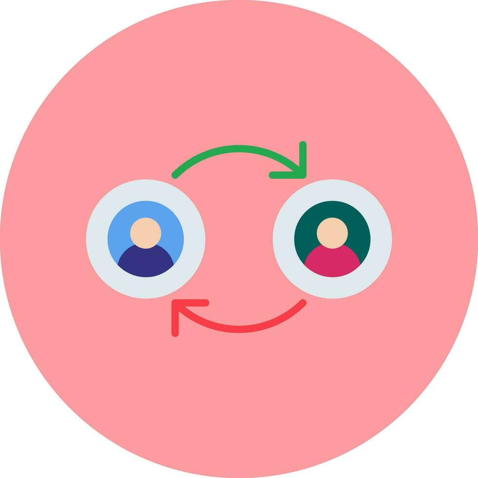 Peer To Peer Vector Icon