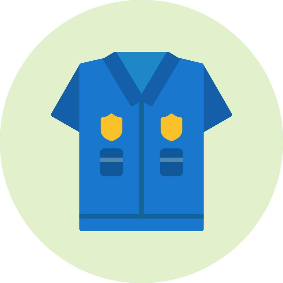 Police Uniform Vector Icon
