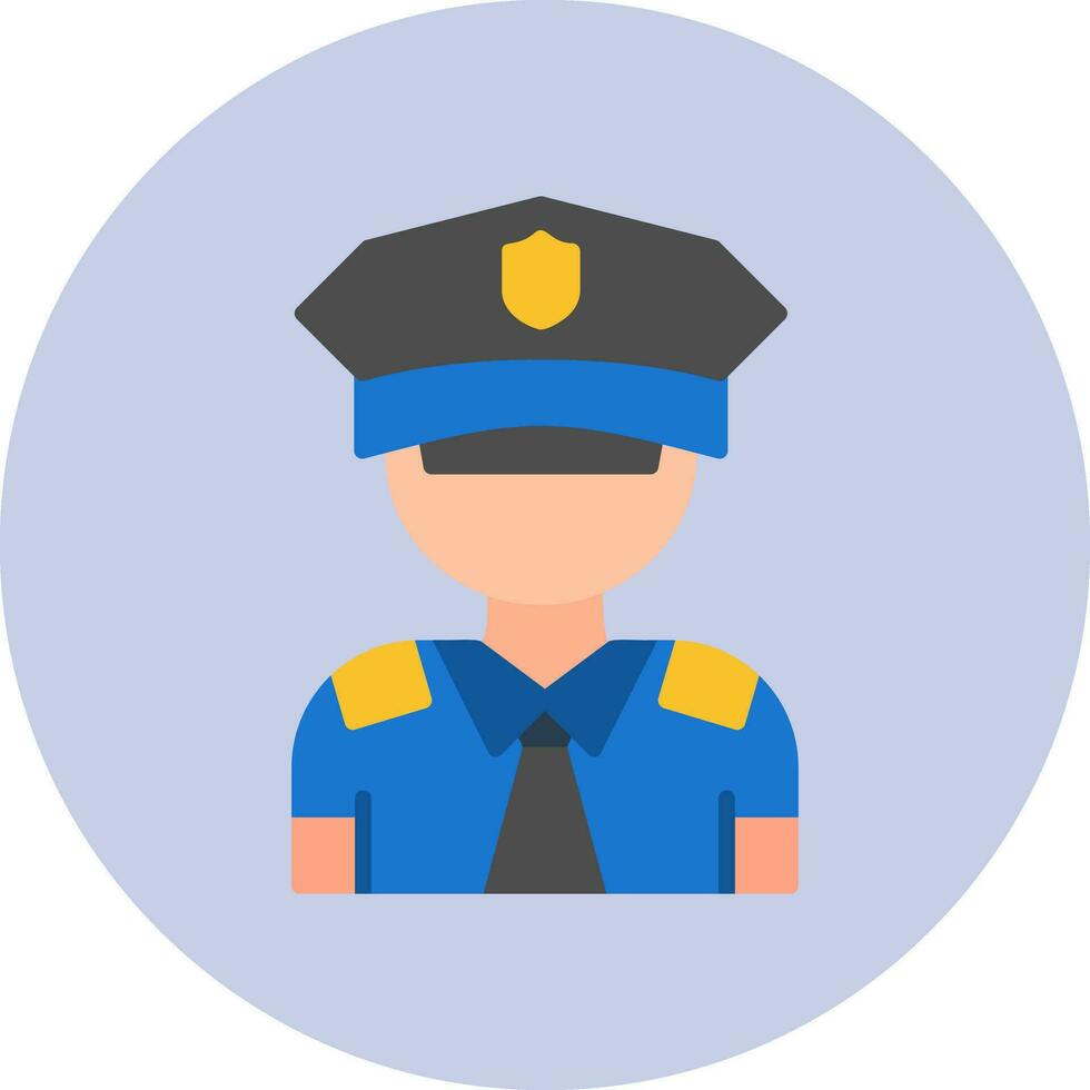 icono de vector de policía